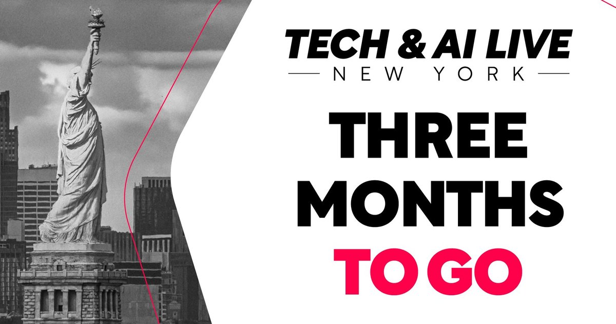 TechnologyMagBC's tweet card. Tech & AI LIVE New York returns in three months, uniting North America’s tech leaders for a virtual conference on AI, innovation and digital change