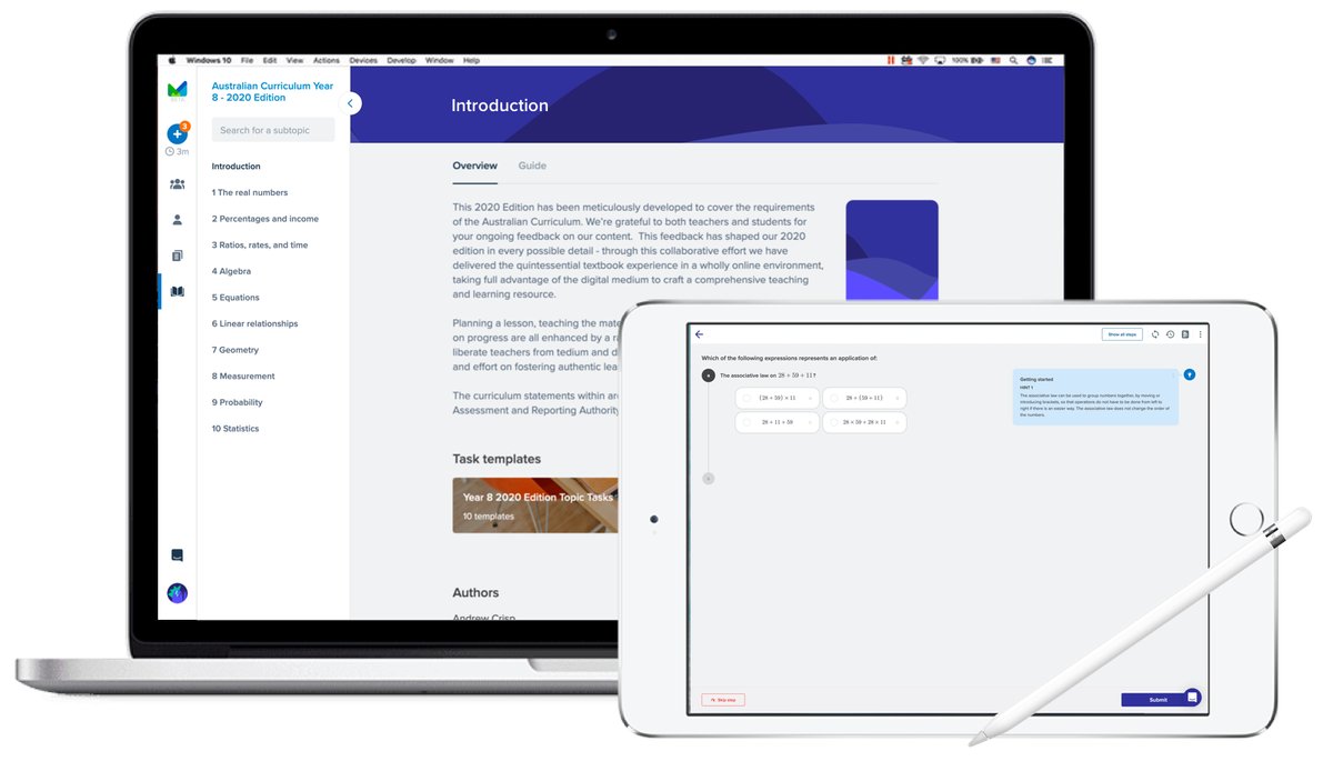 mathspace's tweet card. Today Mathspace has announced an all-new efficacy initiative to support edtech decision-making. The company has committed a free Mathspace class for every teacher, forever.