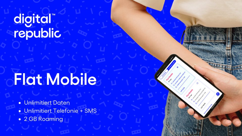 DigitRep's tweet card. Digital Republic hat ein Handy Abo, das es in sich hat! Findet heraus, was das neue Produkt für euch bereithält.