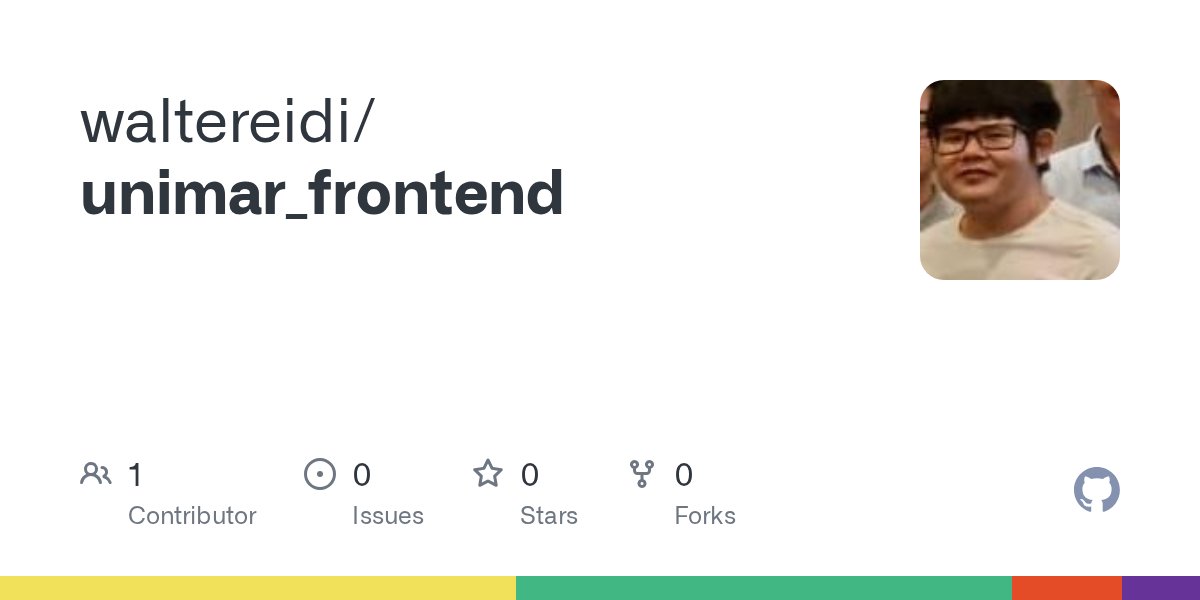 mwalter__'s tweet card. Contribute to waltereidi/unimar_frontend development by creating an account on GitHub.