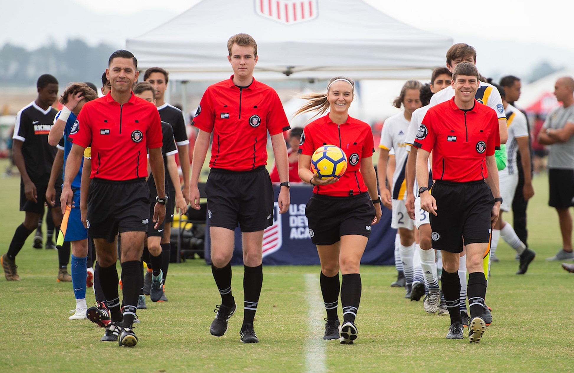 ProReferee's tweet card. Being a soccer referee can be a rewarding and fulfilling experience. Not only do referees play an important role in