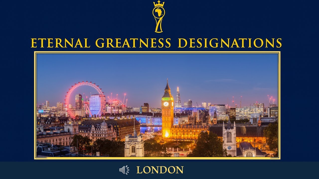 DrBusinge's tweet card. Greatness University Confers Eternal Greatness Designations - London...
