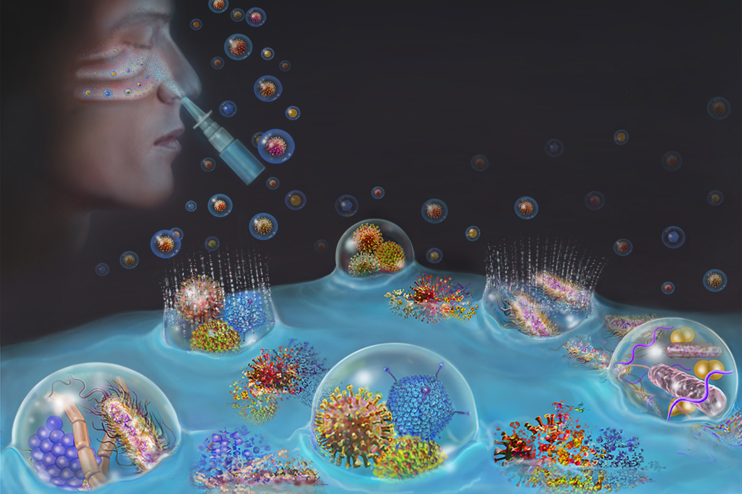 nshalaby's tweet card. In preclinical studies, spray offered nearly 100% protection from respiratory infections by COVID-19, influenza, viruses, and pneumonia-causing bacteria.