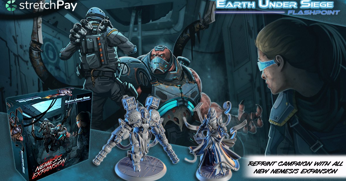 hackareatech's tweet card. Earth Under Siege: Flashpoint returns with the Nemesis expansion! Enhance your game with terrifying new versions of classic enemies, or dive into the all-new Nemesis Mode! Earth Under Siege: Flashp...