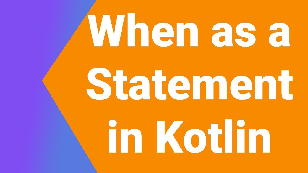 PathProgramming's tweet card. When Statement in kotlin | Kotlin Tutorial Series for beginners |...
