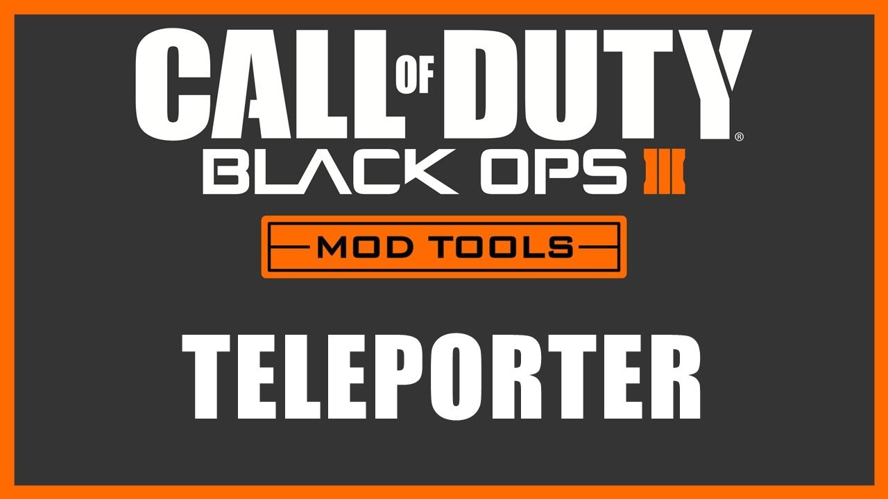 Program1151's tweet card. Black Ops 3 Mod Tools - Teleporter (Animated & Customisable)