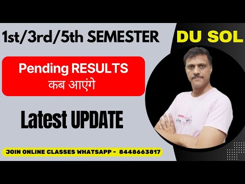 cep_classes's tweet card. DU SOL Pending Results 1/3/5 Semester कब आ सकते हैं | SOL Result...