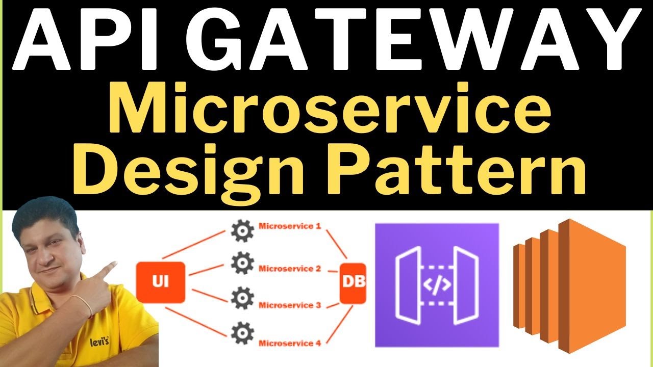 codeonedigest's tweet card. API Gateway Microservice Design Pattern Tutorial with Examples for...