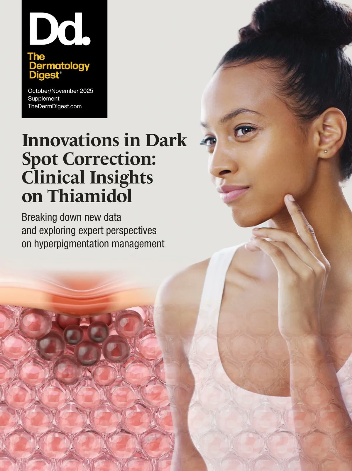 derm_digest's tweet card. The Dermatology Digest October/November 2025 Beiersdorf Supplement