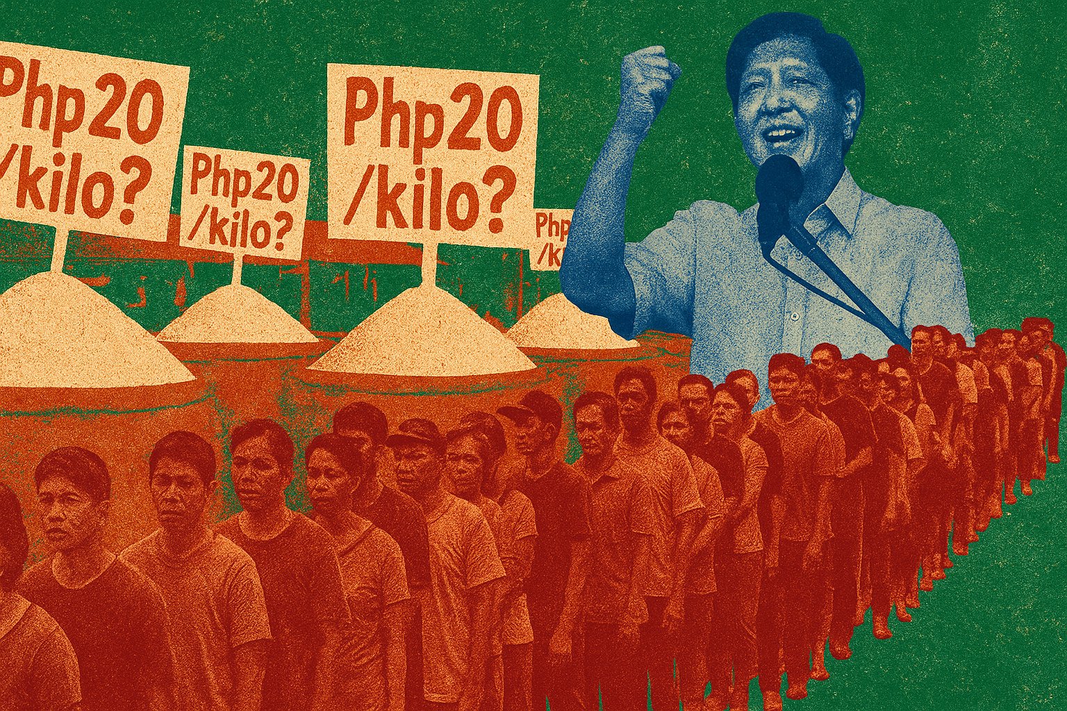 IBONFoundation's tweet card. COMMENTARY The president is claiming to do something for hungry Filipinos that he promised long ago but hasn’t really done anything about since he took office.