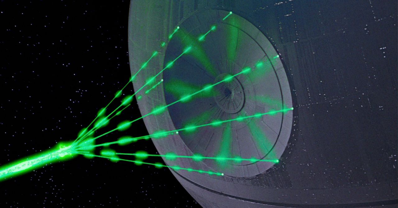 JustInTime_Tech's tweet card. If a team of astronomers has their way, soon the International Space Station will be outfitted with a new, spiffy laser-wielding telescope.