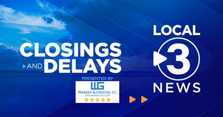 Local3News's tweet card. Learn how local schools are responding to the threat of winter weather on February 19, with some closures, delays, and remote learning plans in place.