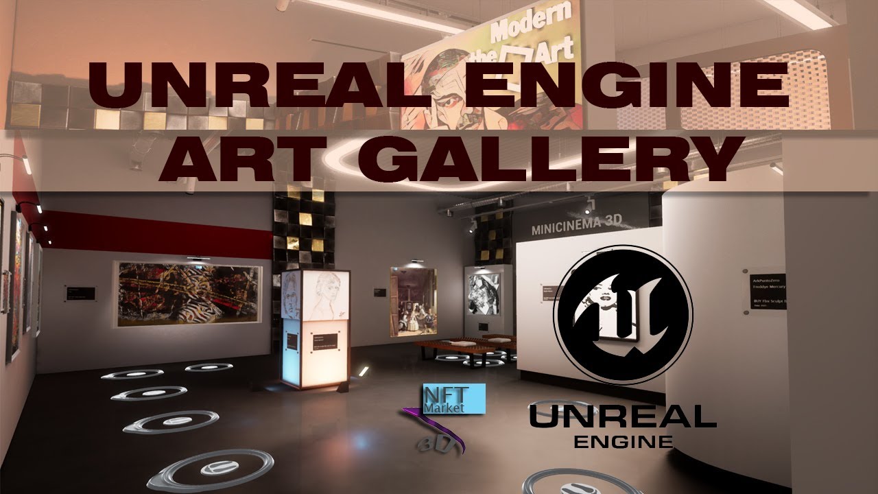 arkvisual's tweet card. Vr Mobile and Desktop Unreal Engine multiplayer Art Gallery. Free...