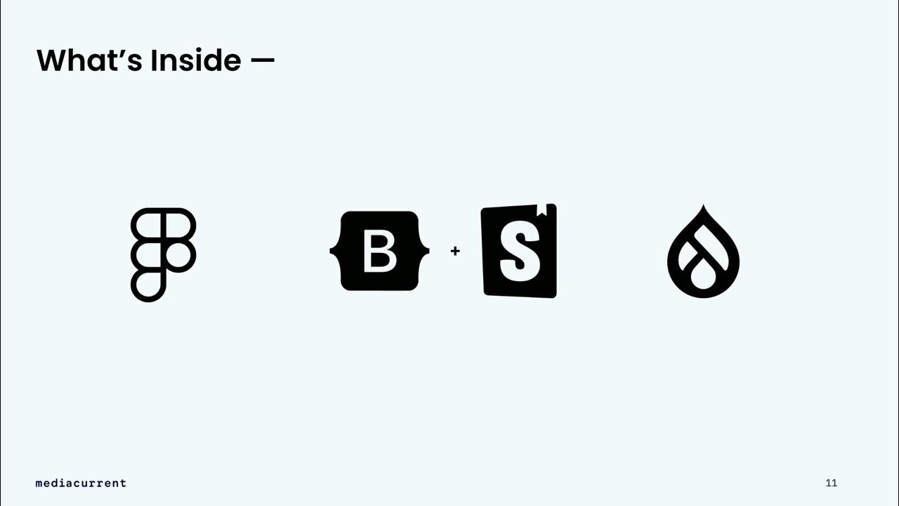 drupalninja's tweet card. Ignite Our Approach to Design Systems and Faster Site Building:...