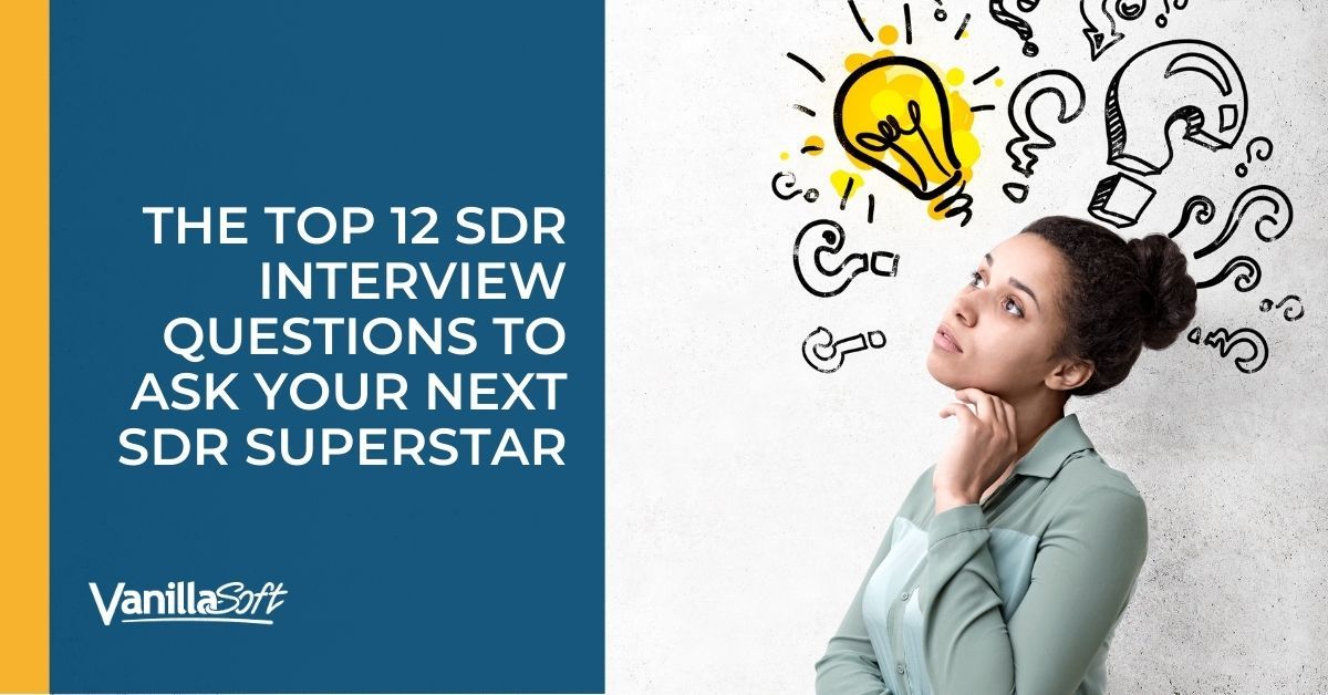 OllieWhitfield_'s tweet card. Hiring a strong SDR is crucial for the success of your sales team. Here are 12 SDR interview questions to ask the right one for your team.