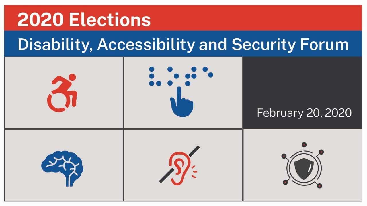 StreamlinedPM's tweet card. 2020 ELECTIONS DISABILITY, ACCESSIBILITY AND SECURITY FORUM