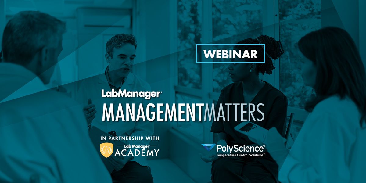 Cenevo_'s tweet card. Join Lab Manager and our experts as we discuss performance reviews and how to conduct performance discussions