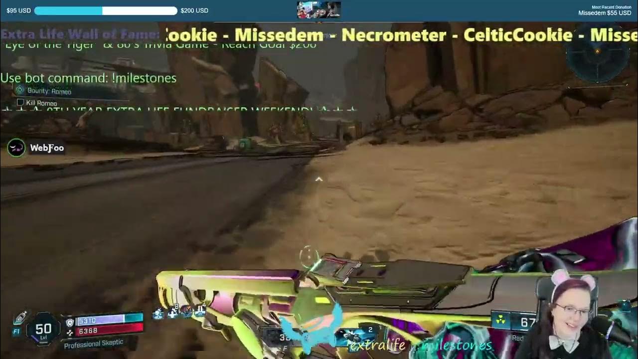 WebFoo's tweet card. What? #Twitch #Borderlands4 #Borderlands