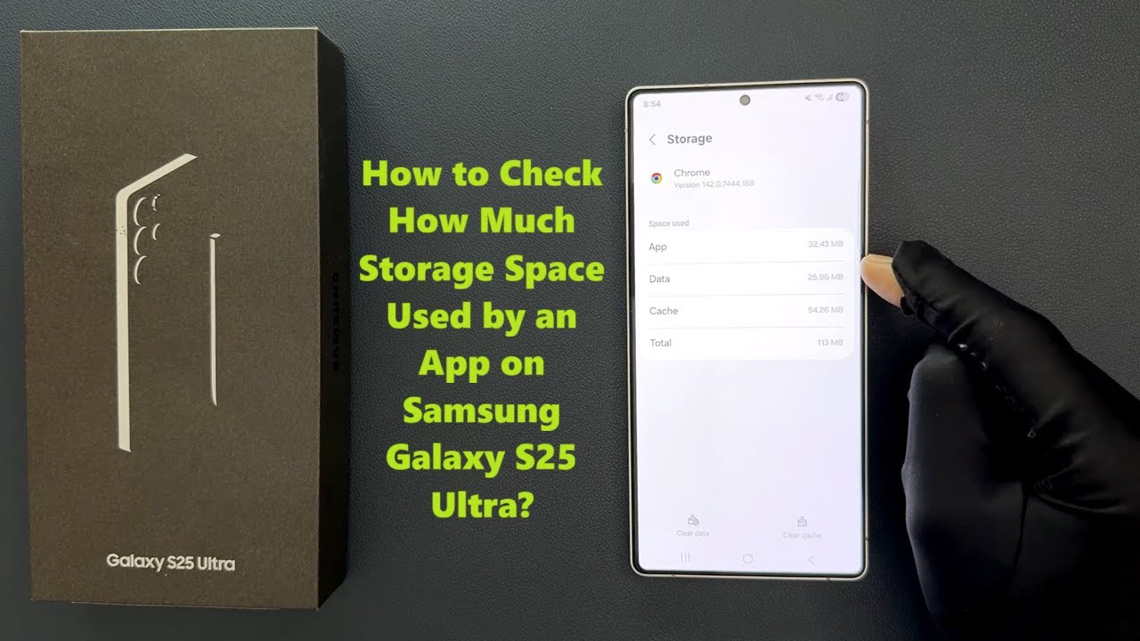 TechMeSpot's tweet card. How to Check How Much Storage Space Used by an App on Samsung Galaxy...