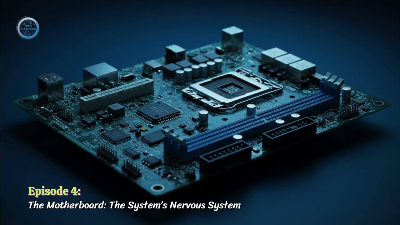TechAIandBeyond's tweet card. Episode 4: The Motherboard | The System’s Nervous System | #Compute...