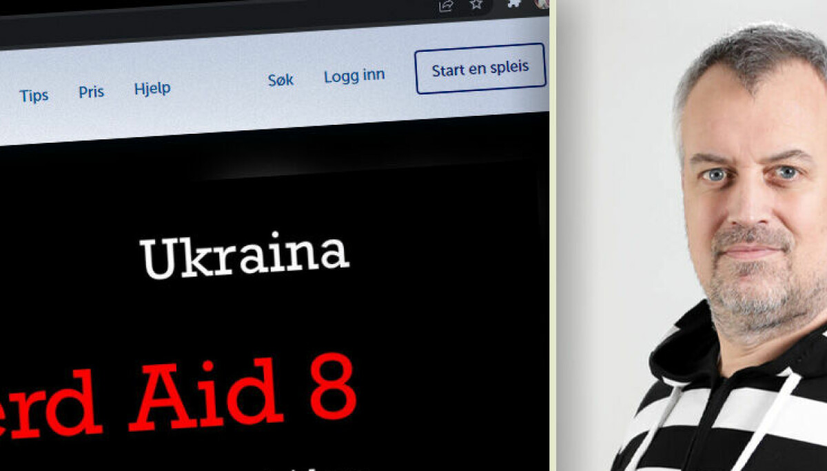 kode24no's tweet card. Om man gir for PR eller ikke spiller liten rolle for Erlend Schei bak Nerd Aid, som han runda seks millioner kroner til Ukraina.