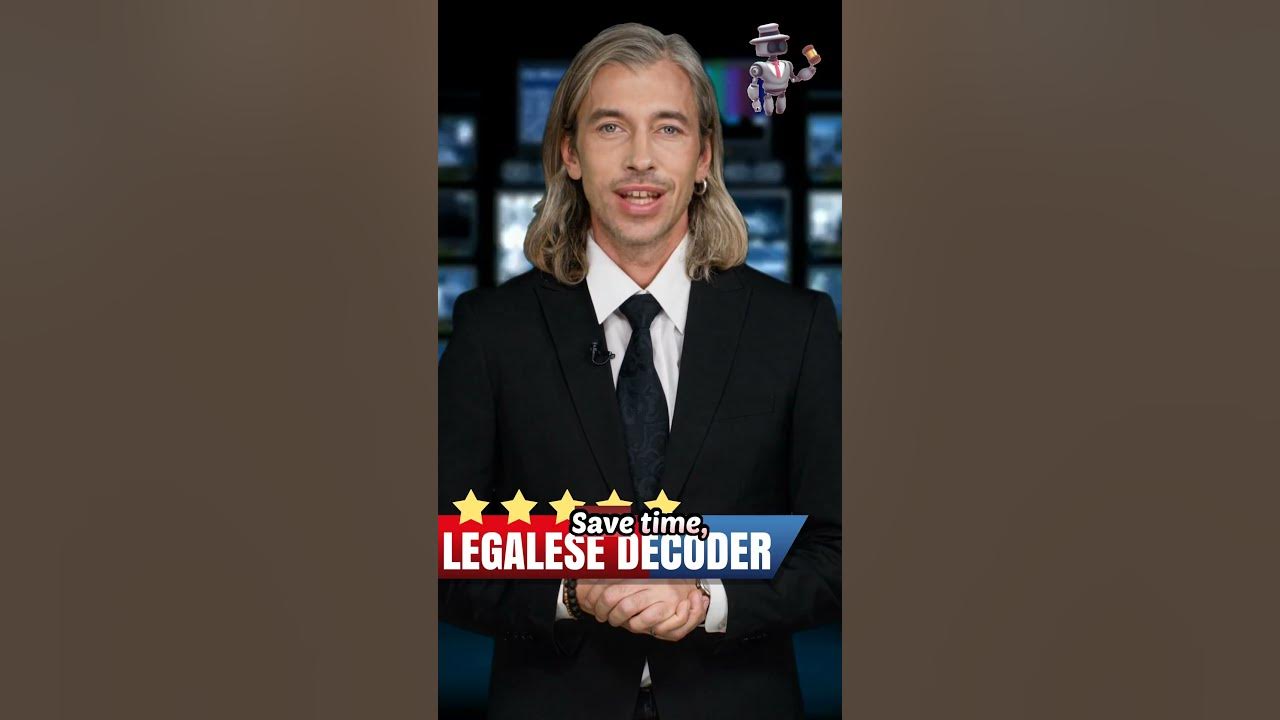 LegaleseDecoder's tweet card. WATCH: “Decoding the Drama: How AI Legalese Decoder Simplifies...