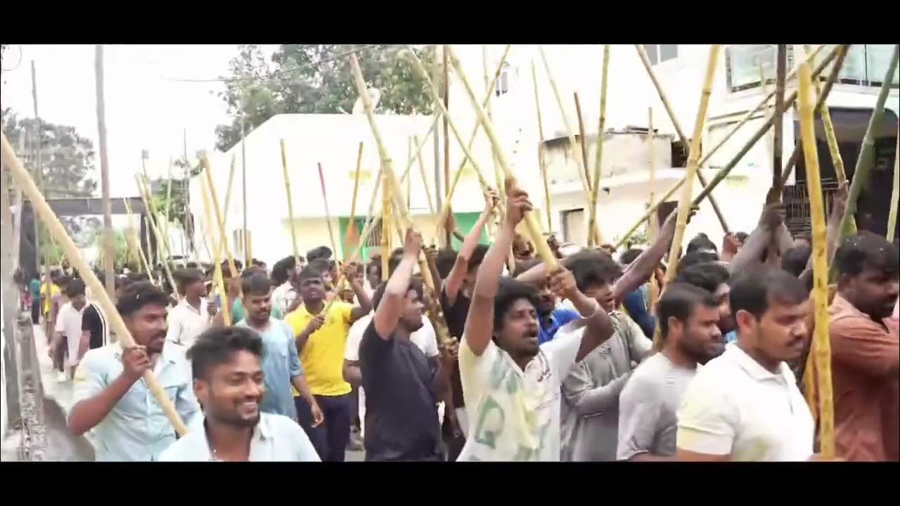 maheshstudycirc's tweet card. సత్తమ్మ తల్లి జాతర | అమ్మవారి మహోత్సవం|ఊరు పండుగ మే 2025|ఉప్పాడ...