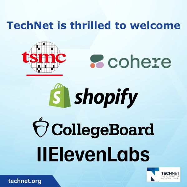 TechNetCentral's tweet card. TechNet added Cohere, Shopify, ElevenLabs, TSMC, and College Board as new members.