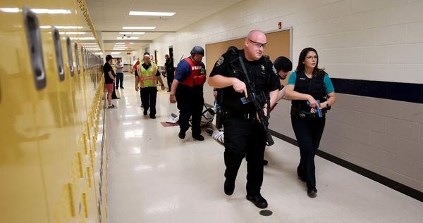 CoderreT's tweet card. One in six U.S. K–12 teachers works in a district that has been touched by gun violence since the 2019–2020 school year. They are concerned for their students' safety and about being victims of an...