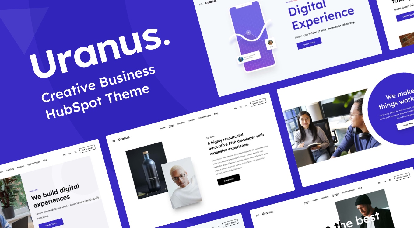 greatives's tweet card. Uranus premium HubSpot theme is the winner of the HubSpot Themes Challenge 2021. It's a super user-friendly and speed-optimised HubSpot CMS Theme.
