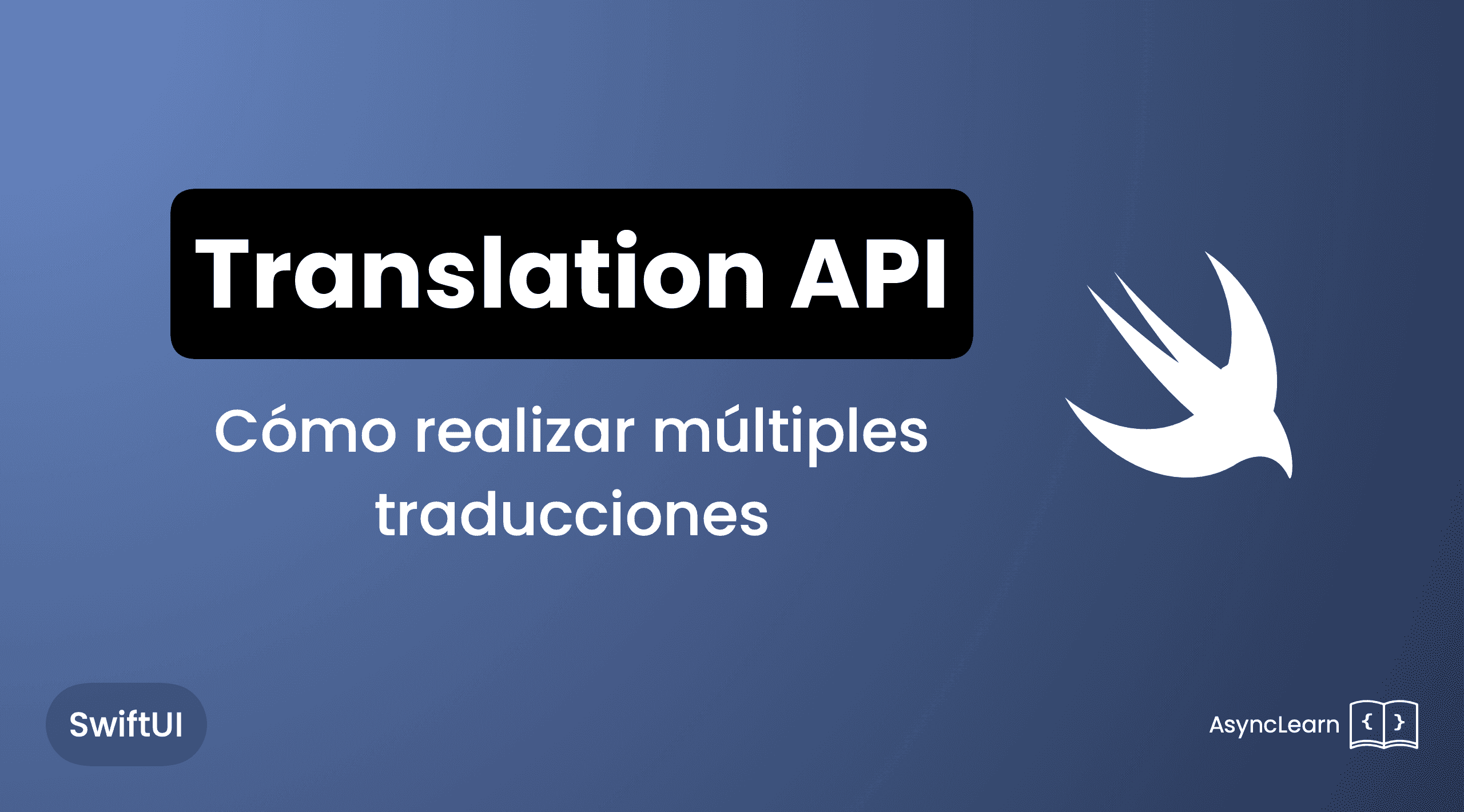 AsyncLearn's tweet card. En algunos escenarios, puede surgir la necesidad de traducir múltiples textos en tu app. Para esto, Translation API permite agrupar las traducciones…