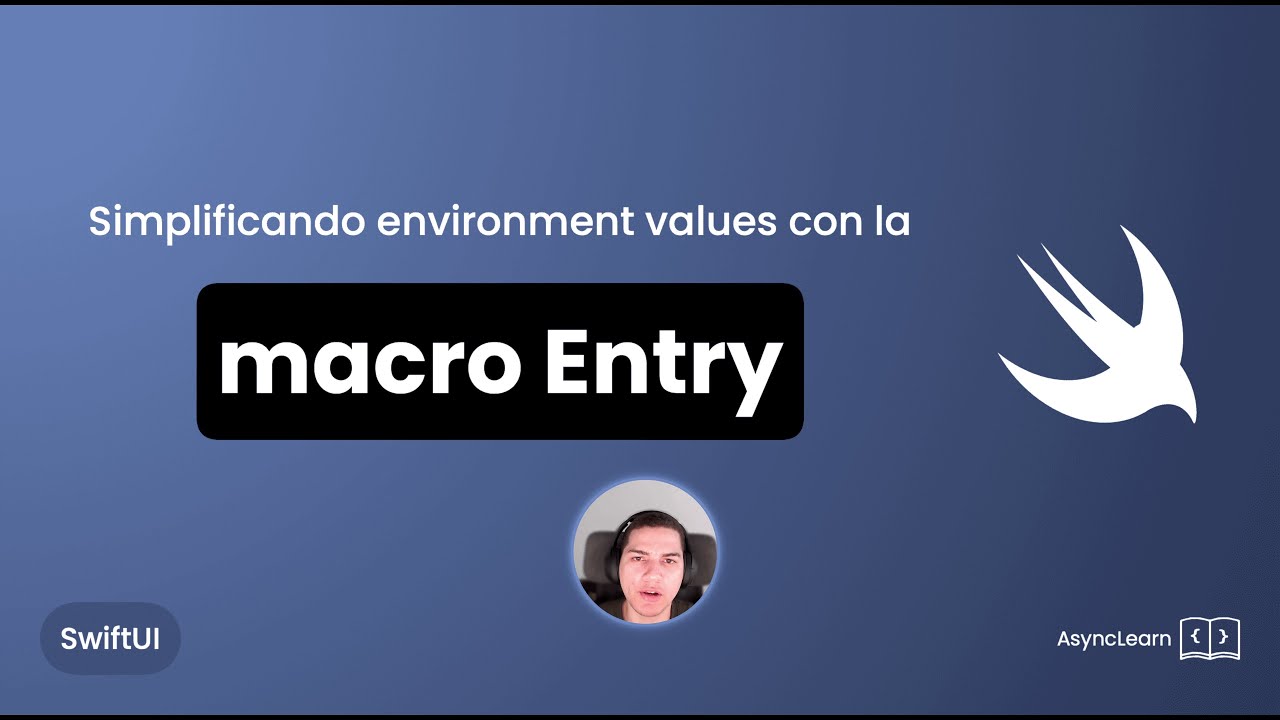 AsyncLearn's tweet card. Simplificando environment values con la macro Entry