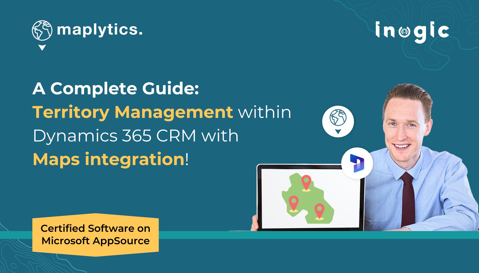 Maplytics's tweet card. Master Territory Management in Dynamics 365 CRM with Maps integration for smarter planning and better sales performance.