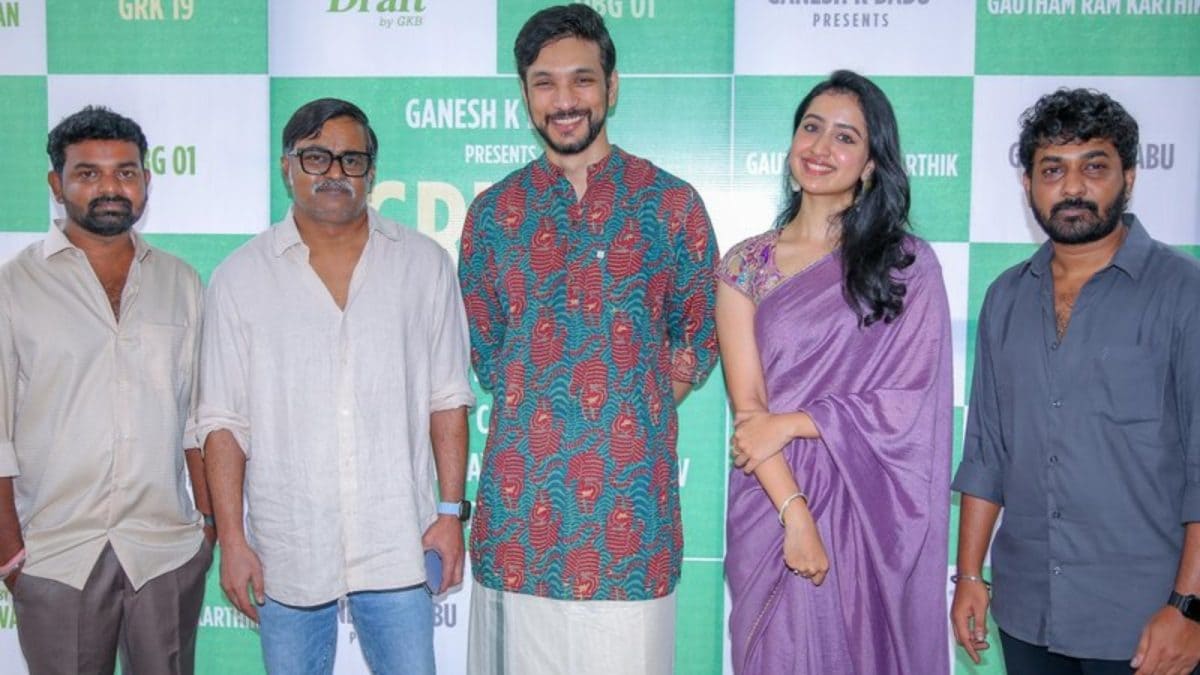 CNNnews18's tweet card. Ganesh Babu launches Draft by GKB, announcing a political satire starring Gautham Karthik and Selvaraghavan, directed by Dhina Raghavan.