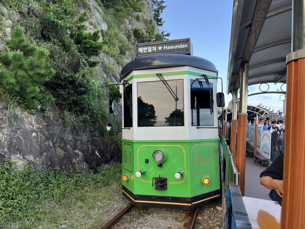 bj55p's tweet card. 今回の記事では、韓国釜山の海雲台ブルーラインの乗り方を詳しく解説します。切符の買い方や電車の乗り方、ブルーラインの沿線情報まで詳しく紹介しますので、釜山を訪れる予定のある方は参考にしてください。