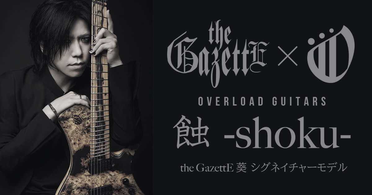 kikutani_music's tweet card. the GazettEのギタリスト・葵がメインで使用するシグネイチャーモデル イタリア・ロ…