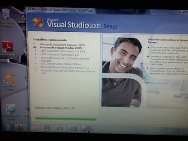 juliolugo06's tweet card. Instalando #VisualStudio2005 para desarrollar aplicaciones en #c#