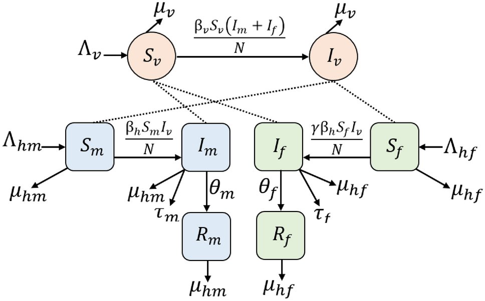 lipjphki_ua's tweet card. Scientific Reports - Optimal control of dengue hemorrhagic fever model by classifying sex in West Java Province, Indonesia