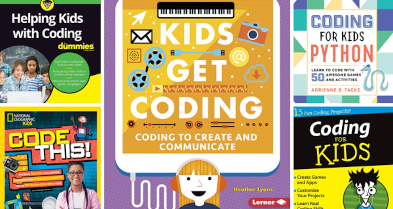 CodingGirlsOrg's tweet card. Nurture your child’s curiosity with books that explore coding.