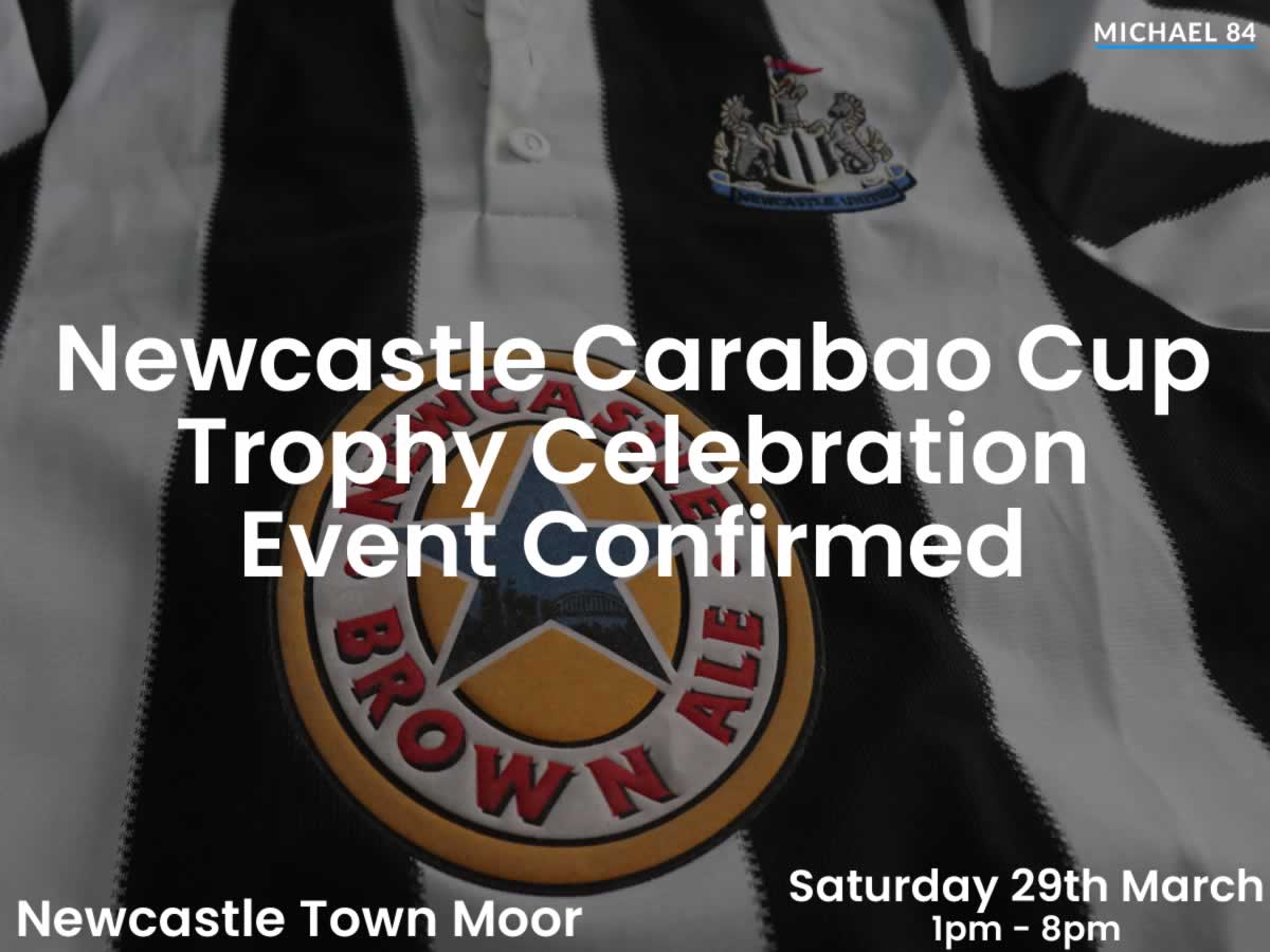 Michael84Blog's tweet card. **UPDATE** Newcastle have now confirmed that there WILL be an open top bus parade through the city which will take place before the previously mentioned