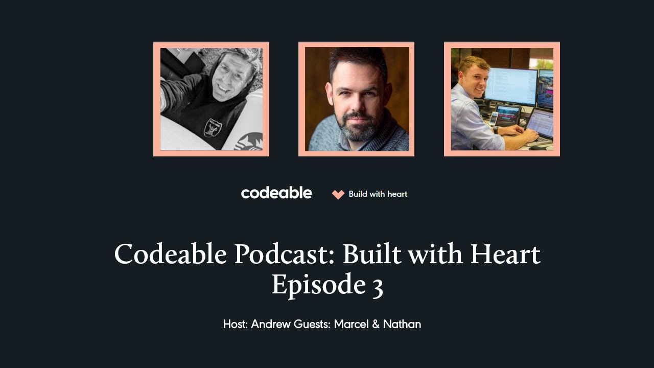 per_esbensen's tweet card. Codeable Podcast - Build with Heart Ep.03