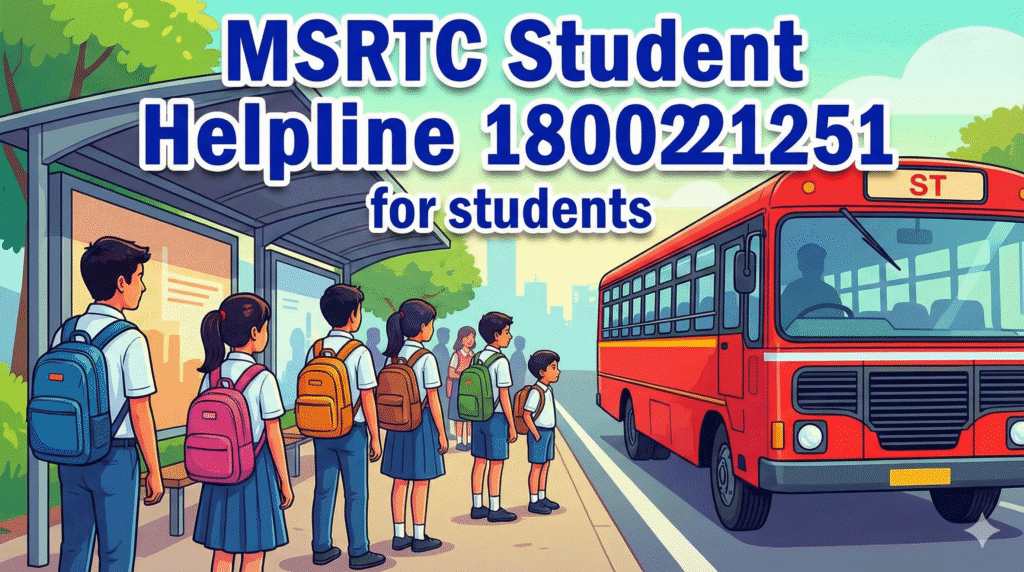 vijaysir869's tweet card. MSRTC Student Helpline 1800221251 विद्यार्थ्यांच्या सुरक्षेसाठी, प्रवासातील समस्या सोडवण्यासाठी सुरू. या Powerful Helpline बद्दल संपूर्ण माहिती, फायदे आणि FAQs.