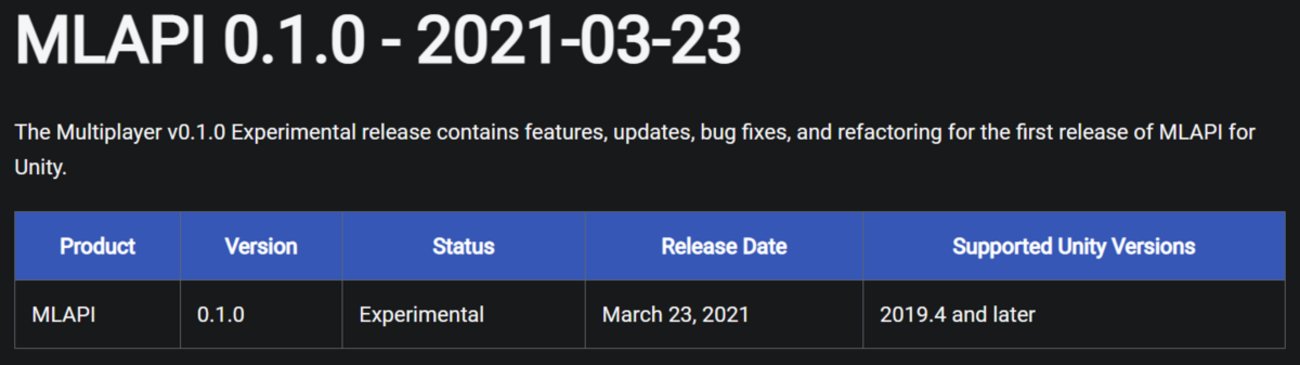 xrdnk's tweet card. MLAPI 改め Unity Multiplayer Networking v0.1.0 が Experimentalリリースされています． こっそりリリースノートが公開されていたので，日本語版を書きました． mp-docs.dl.it.unity3d.com 旧MLAPIのLast Release (v12.1.7)…