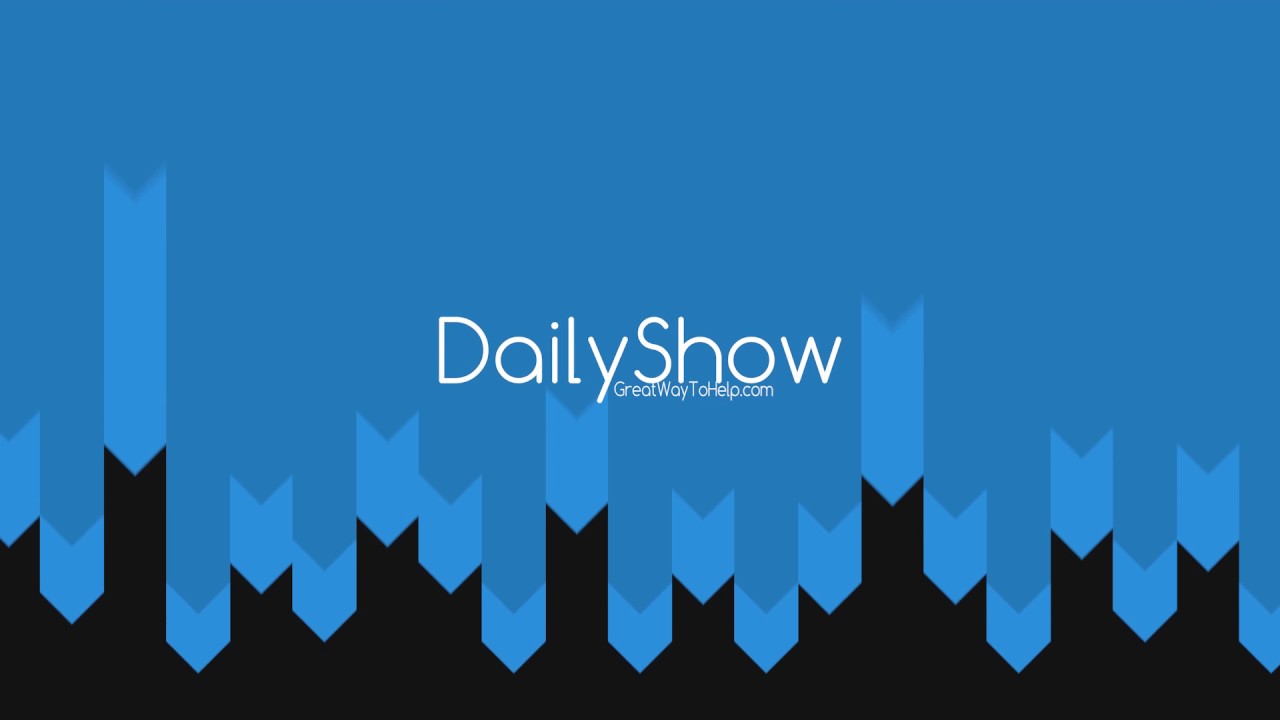 WriteForRight1's tweet card. Daily Show Intro