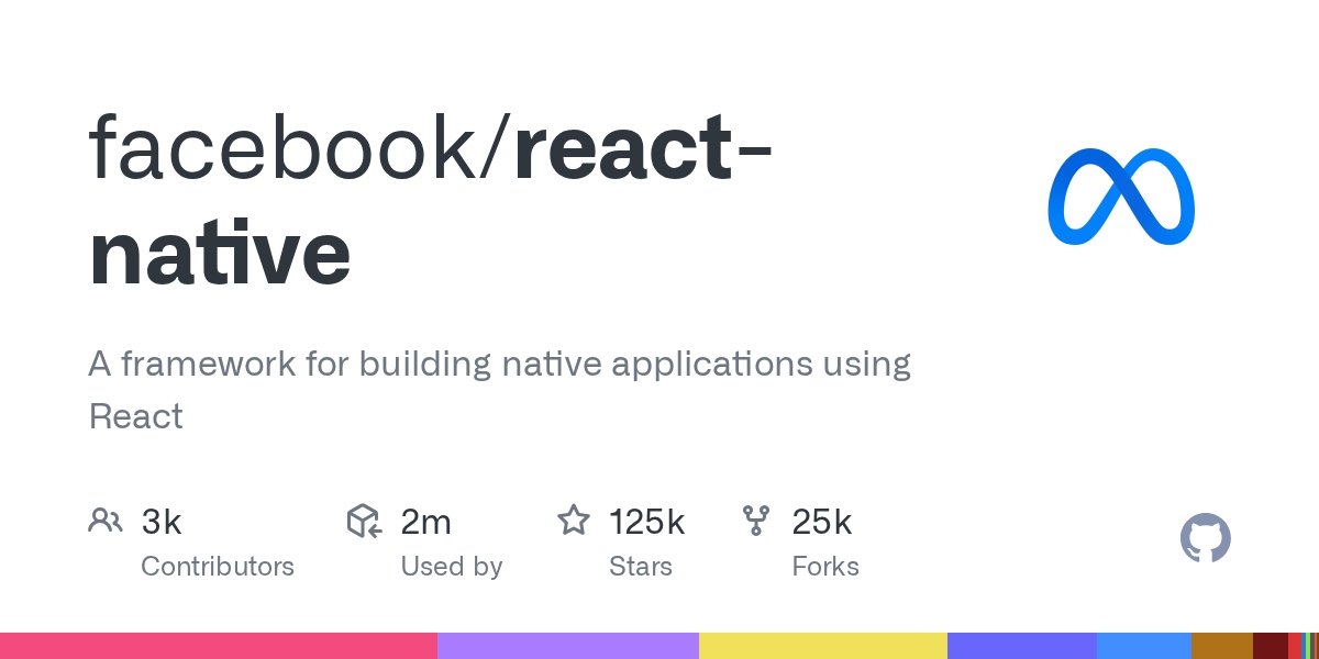 github_tracker's tweet card. A framework for building native applications using React - facebook/react-native