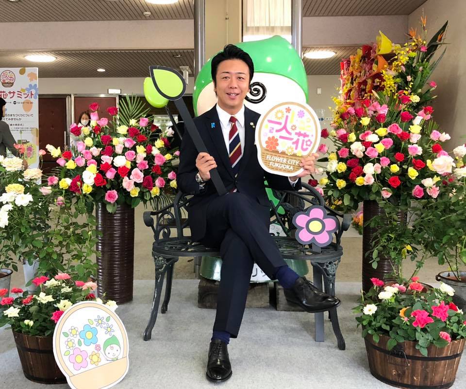 daimyo_now's tweet card. みんなでお花を育てて福岡市を花や緑でいっぱいにしよう🌼🌸日頃から「一人一花・一企業一花壇」運動にご協力いただき本当にありがとうございます😊#一人一花 #福岡市…