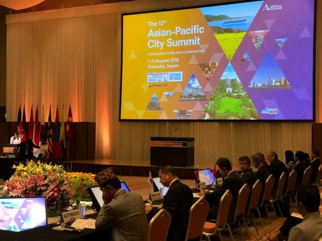 daimyo_now's tweet card. 今日から福岡市と国連ハビタットの共催で「アジア太平洋都市サミット」を開催！１６ヶ国３２都市から400人が参加して「SDGs」を踏まえた住み続けられるまちづくり…