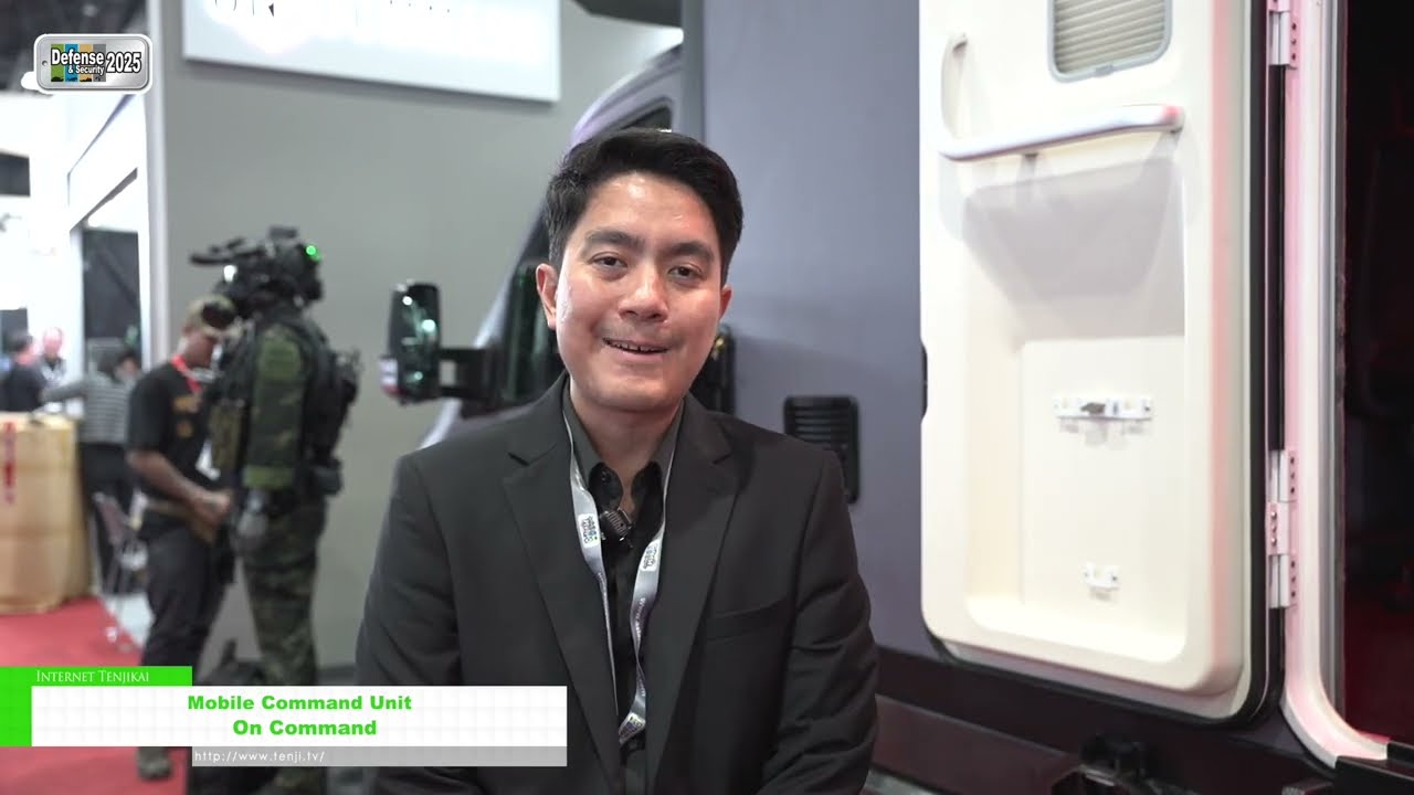 tenjitv's tweet card. オン・コマンド社は、防衛・セキュリティ展示会「Defense & Security