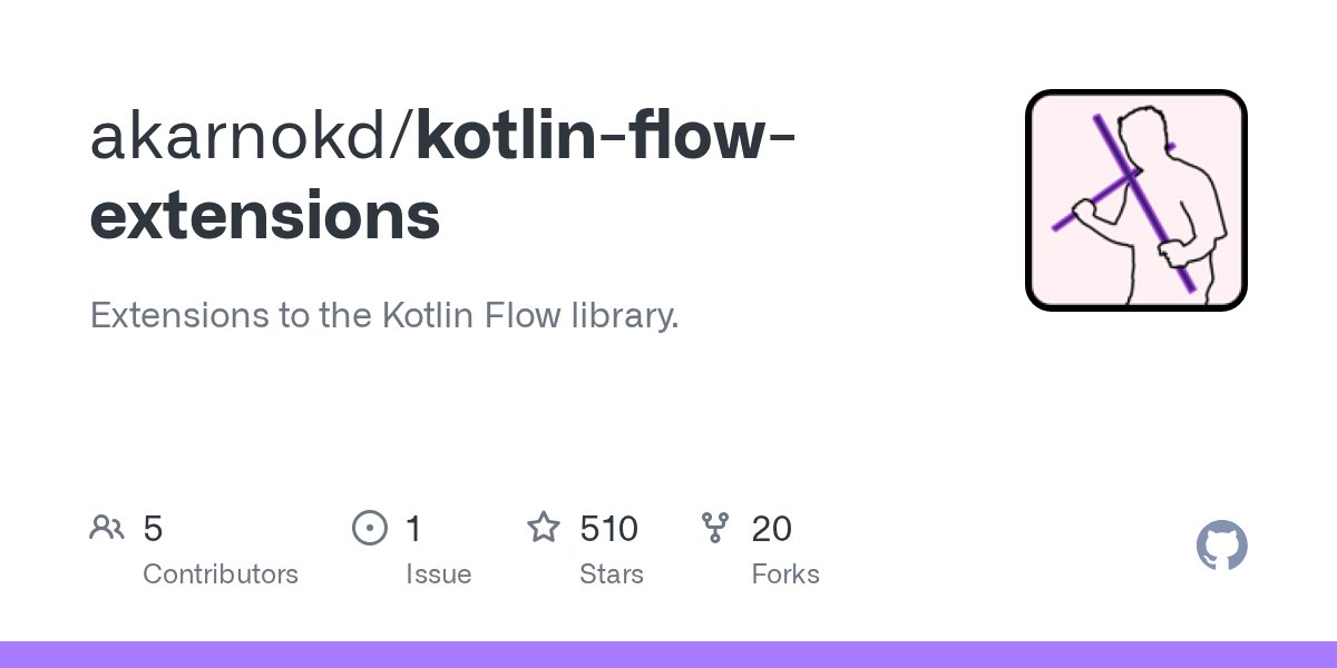 kotlin_es's tweet card. Extensions to the Kotlin Flow library. Contribute to akarnokd/kotlin-flow-extensions development by creating an account on GitHub.