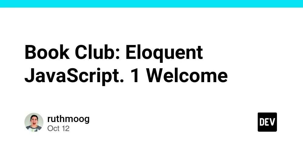 ruthmoog's tweet card. Book Club discussion for Eloquent JavaScript by Marijn Haverbeke